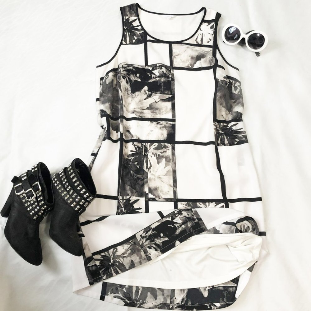 Sleeveless Shift Dress